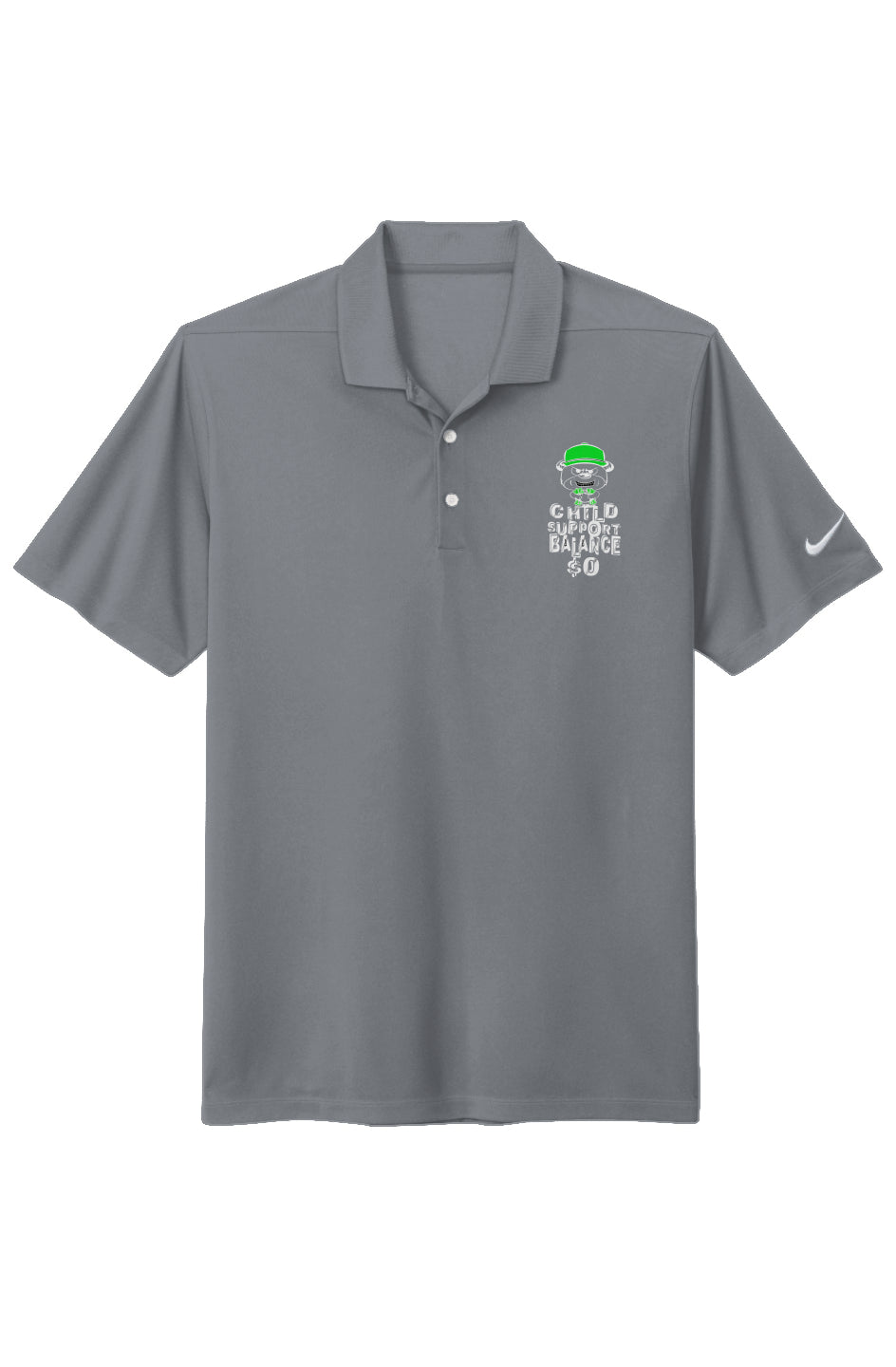 ChiSup Bal $0 Nike Dri-FIT; Grey(Green hat)