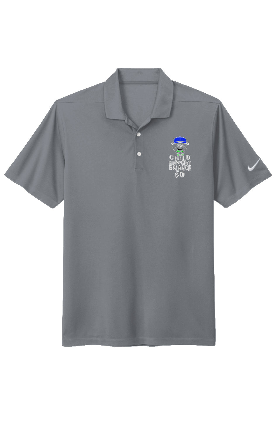 ChiSup Bal $0 Nike Dri-FIT; Grey(Blue hat)