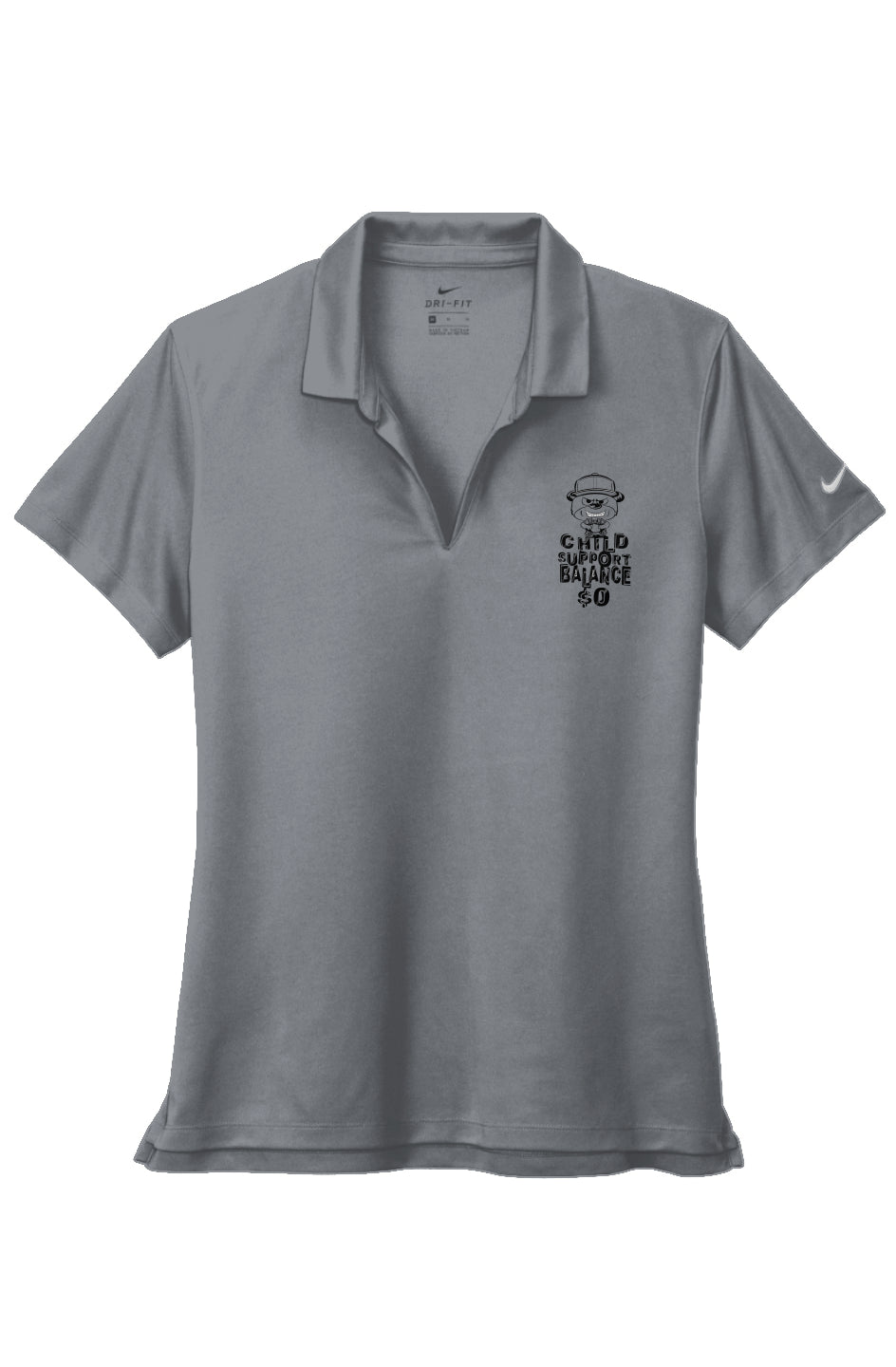 Nike Ladies Dri-FIT; Grey; Dark