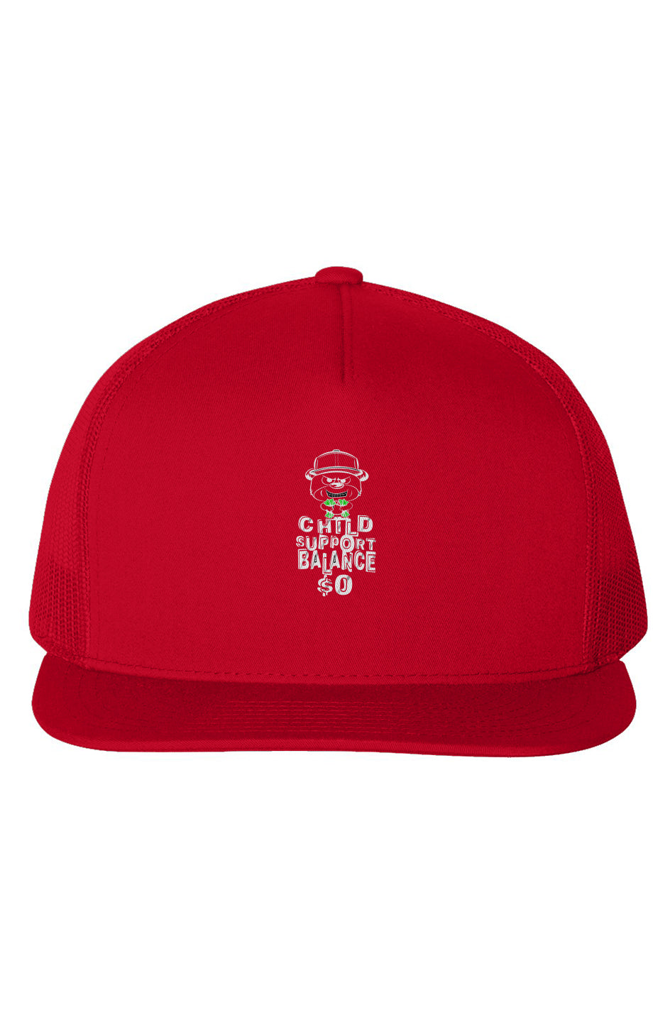 Five-Panel Trucker Caps; Red