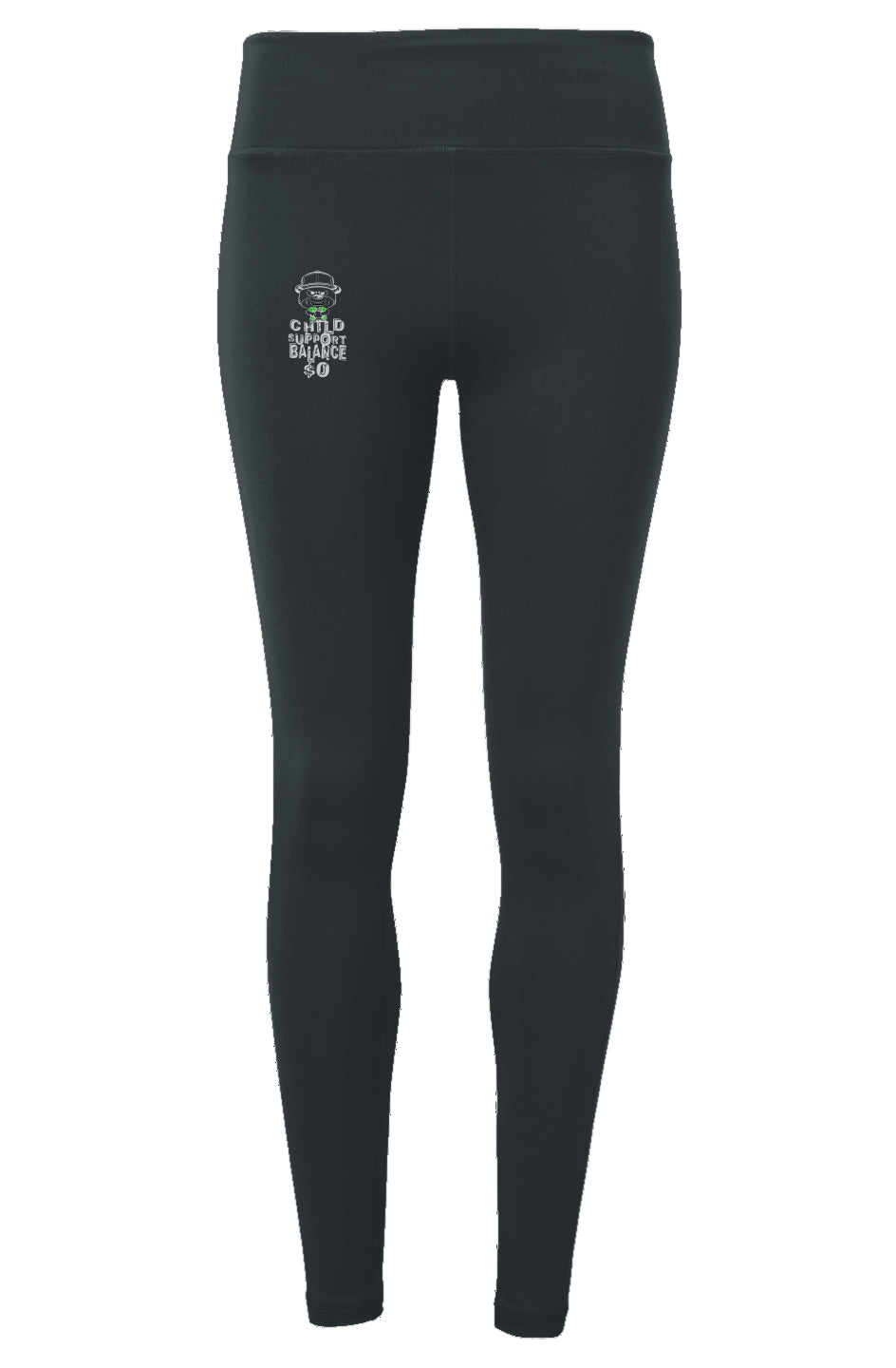 Ladies' Performance Leggings; Charcoal