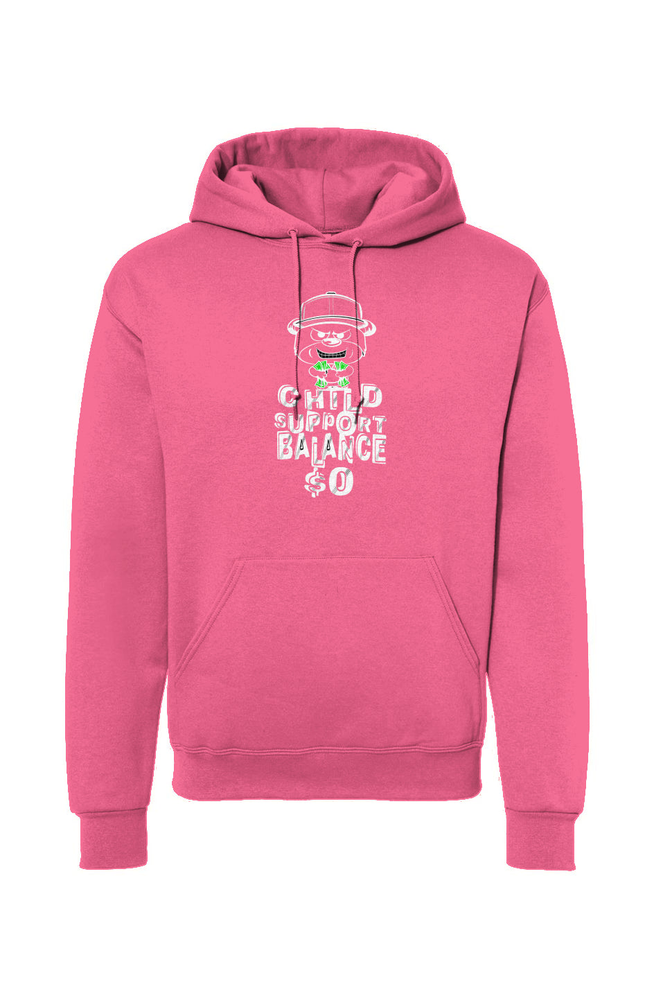 Neon pink hoodie