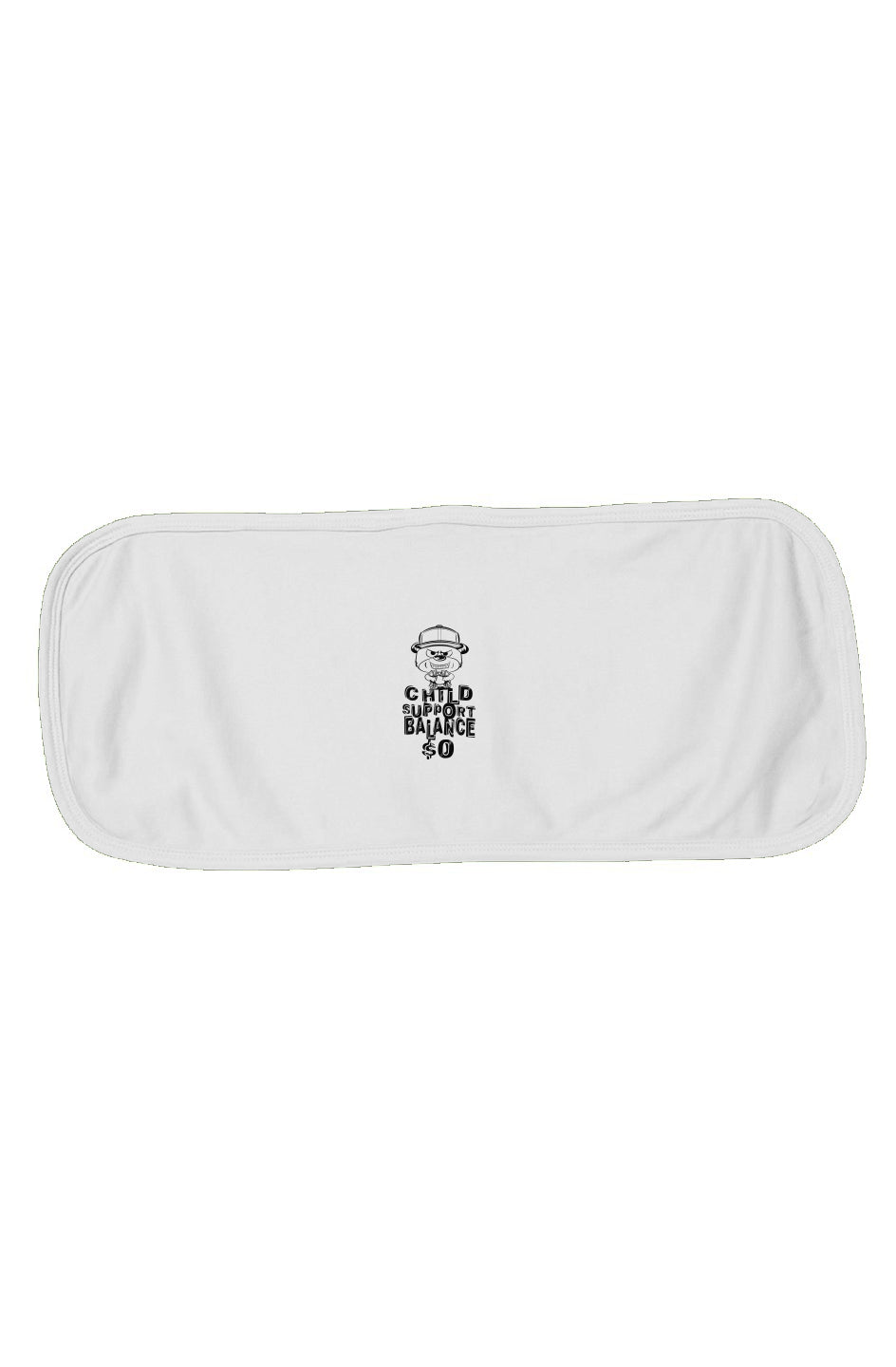 Terry Burp Cloth; White
