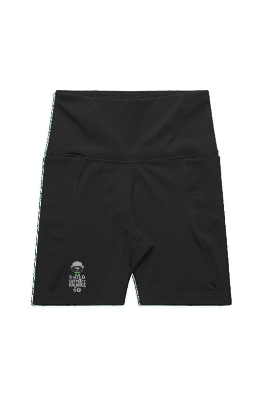 Activewear biking shorts; Lavender